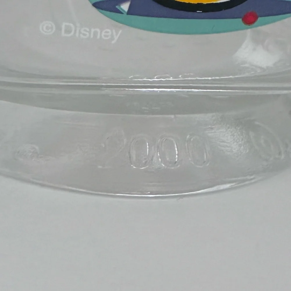 Set of 2 Vintage Disney Millenium 2000 Walt Disney World Commemorative Glasses